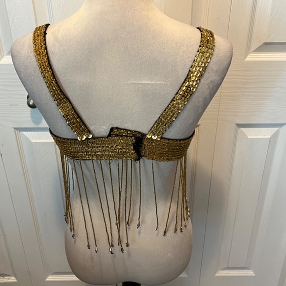 Hand beaded Belly Dancing bra - Picture 9 of 15